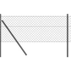 Afrasteringspaal 10 x 0,4 m (40 x 40 mm gaas)>vidaXL Outlet