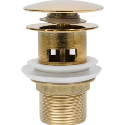 Afvoer pop-up met overloop 6,4x6,4x9,1 cm kleurig><noscript><img width=