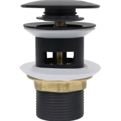 Afvoer pop-up met overloop 6,4x6,4x9,1 cm><noscript><img width=