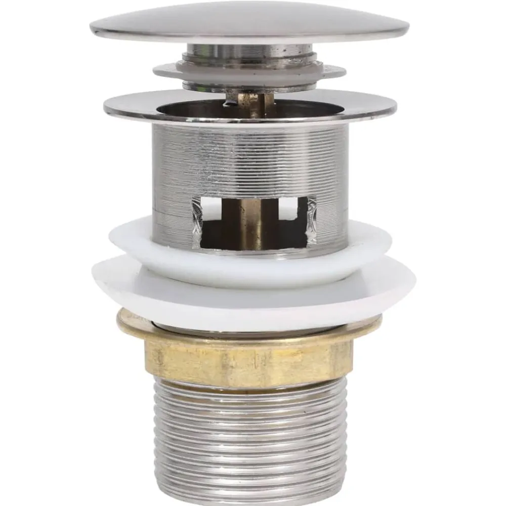 Afvoer pop-up met overloop 6,4x6,4x9,1 cm kleurig>vidaXL Best