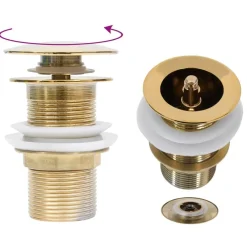 Afvoer pop-up zonder overloop 6,4x6,4x9,1 cm kleurig>vidaXL Online
