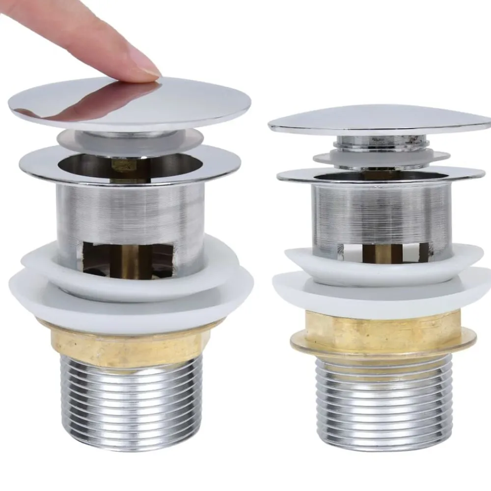 Afvoer pop-up zonder overloop 6,4x6,4x9,1 cm kleurig>vidaXL Online