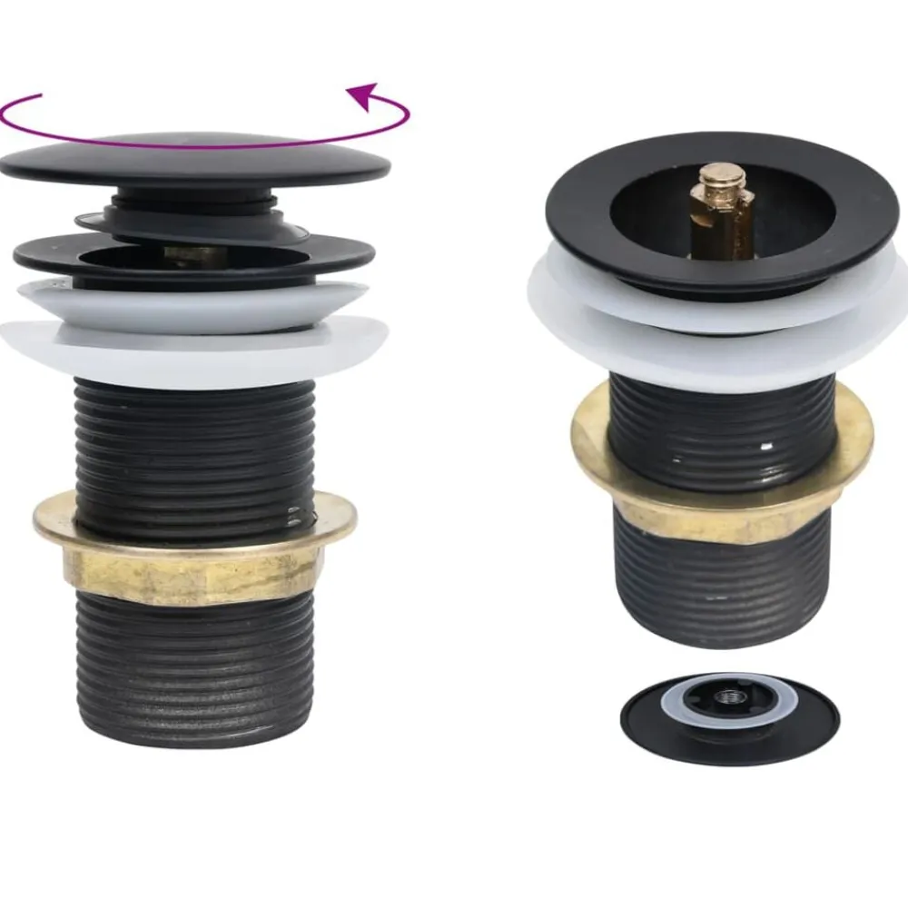 Afvoer pop-up zonder overloop 6,4x6,4x9,1 cm>vidaXL