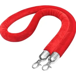 Afzetkoord fluweel rood en kleurig>vidaXL New