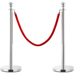 Afzetkoord fluweel rood en kleurig>vidaXL New