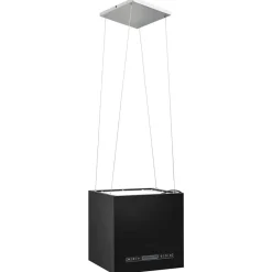 Keuken & Eetkamer*vidaXL Afzuigkap hangend met aanraaksensor LCD 37 cm staal Zwart