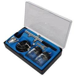Gereedschap*vidaXL Airbrush Compressorset met 3 pistolen