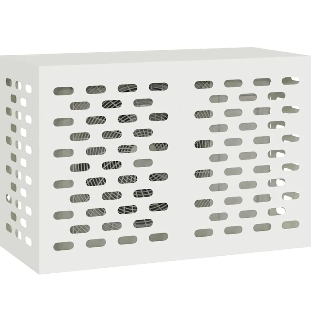Huishoudaccessoires*vidaXL Airconditioner hoes 90 x 40 x 60 cm Staal Wit