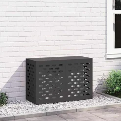 Huishoudaccessoires*vidaXL Airconditioner hoes 90 x 40 x 60 cm Staal Zwart