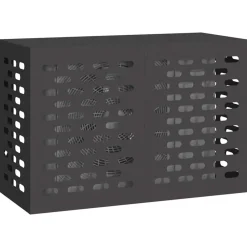 Huishoudaccessoires*vidaXL Airconditioner hoes 90 x 40 x 60 cm Staal Zwart