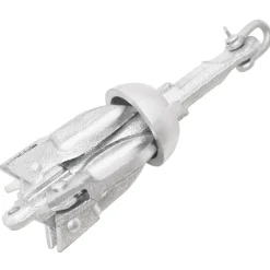 Voertuigonderdelen & -Accessoires*vidaXL Anker inklapbaar 0,7 kg thermisch verzinkt gietijzer zilver