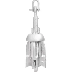 Voertuigonderdelen & -Accessoires*vidaXL Anker inklapbaar 0,7 kg thermisch verzinkt gietijzer zilver