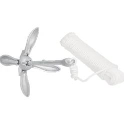 Anker met touw inklapbaar 8 kg thermisch verzinkt gietijzer><noscript><img width=
