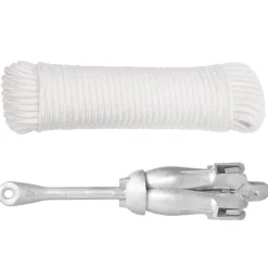 Voertuigonderdelen & -Accessoires*vidaXL Anker met touw inklapbaar 6 kg thermisch verzinkt gietijzer
