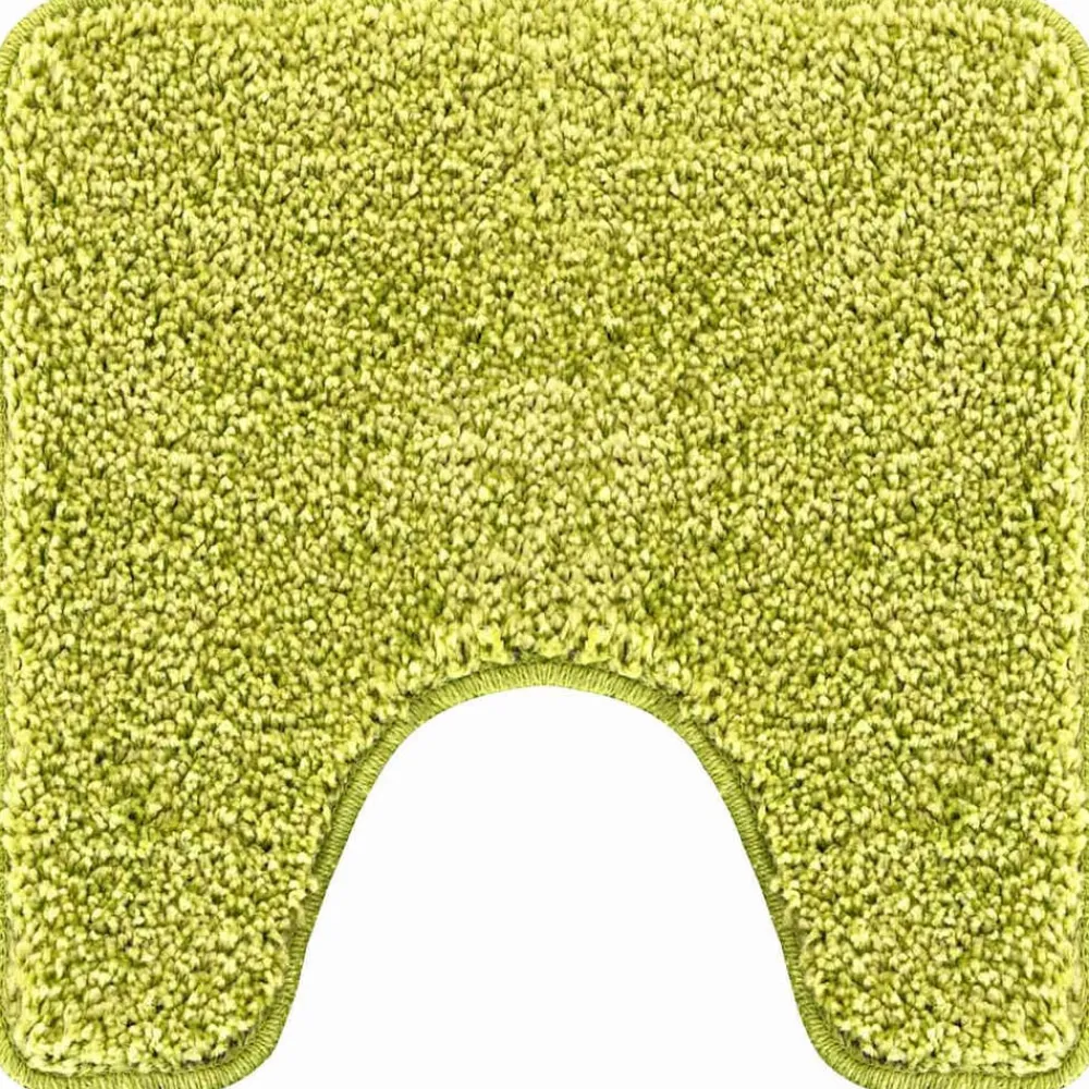 Badkameraccessoires*vidaXL Antislip Badmat met Toilet Cut 50 x 50 cm PP Groen