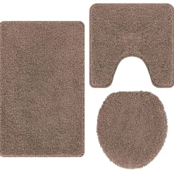 Antislip Badmat Set 3 pcs PP>vidaXL
