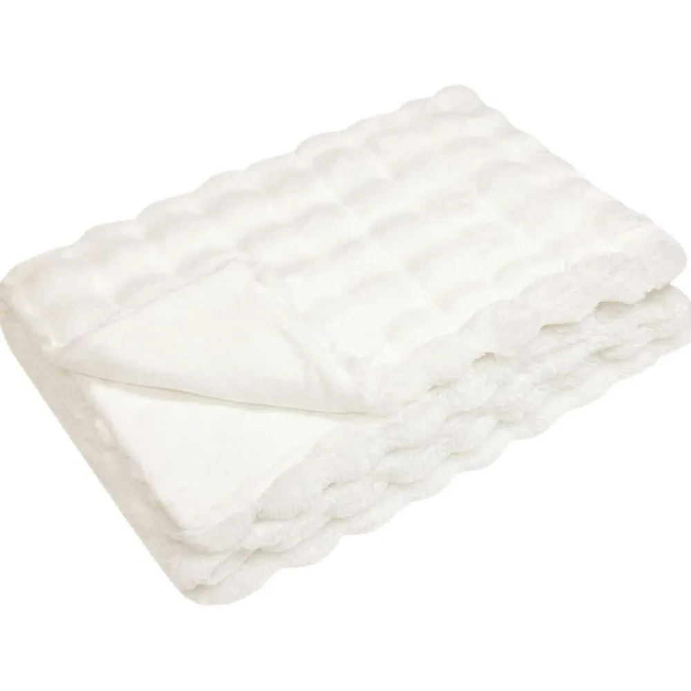 Antislip deken van imitatie konijnenbont Olite 130 x 150 cm>vidaXL Hot