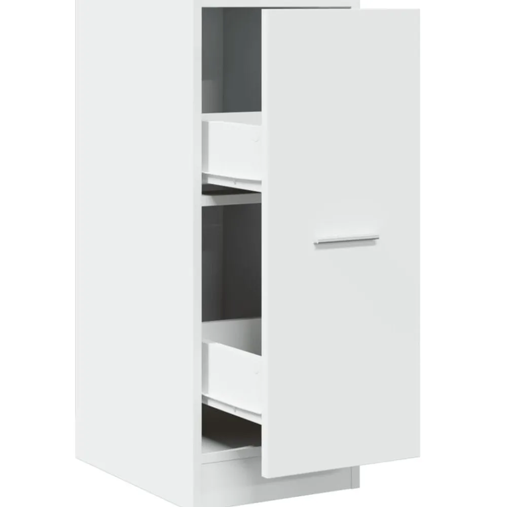 Kasten & Opbergmeubelen*vidaXL Apothekerskast 30x41x77,5 cm Bewerkt Hout Wit