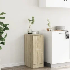 Kasten & Opbergmeubelen*vidaXL Apothekerskast 30x41x77,5 cm bewerkt hout kleurig Sonoma eiken