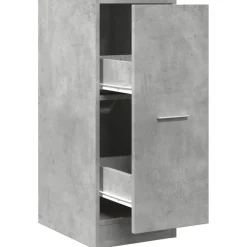 Kasten & Opbergmeubelen*vidaXL Apothekerskast 30x41x77,5 cm bewerkt hout Betongrijs
