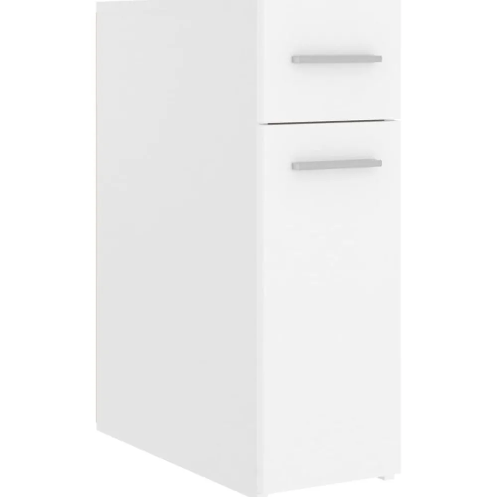 Kasten & Opbergmeubelen*vidaXL Apothekerskast 20x45,5x60 cm bewerkt hout Wit