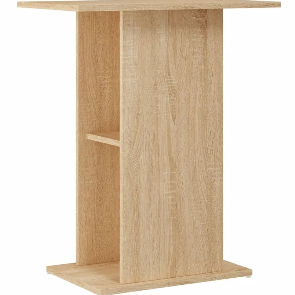 Huisdierbenodigdheden*vidaXL Aquariumstandaard 60,5x36x72,5 cm Bewerkt Hout Sonoma eiken