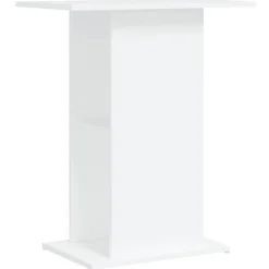 Huisdierbenodigdheden*vidaXL Aquariumstandaard 60,5x36x72,5 cm bewerkt hout Wit