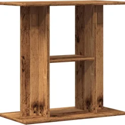 Huisdierbenodigdheden*vidaXL Aquariumstandaard 60x30x60 cm Bewerkt Hout Oud hout