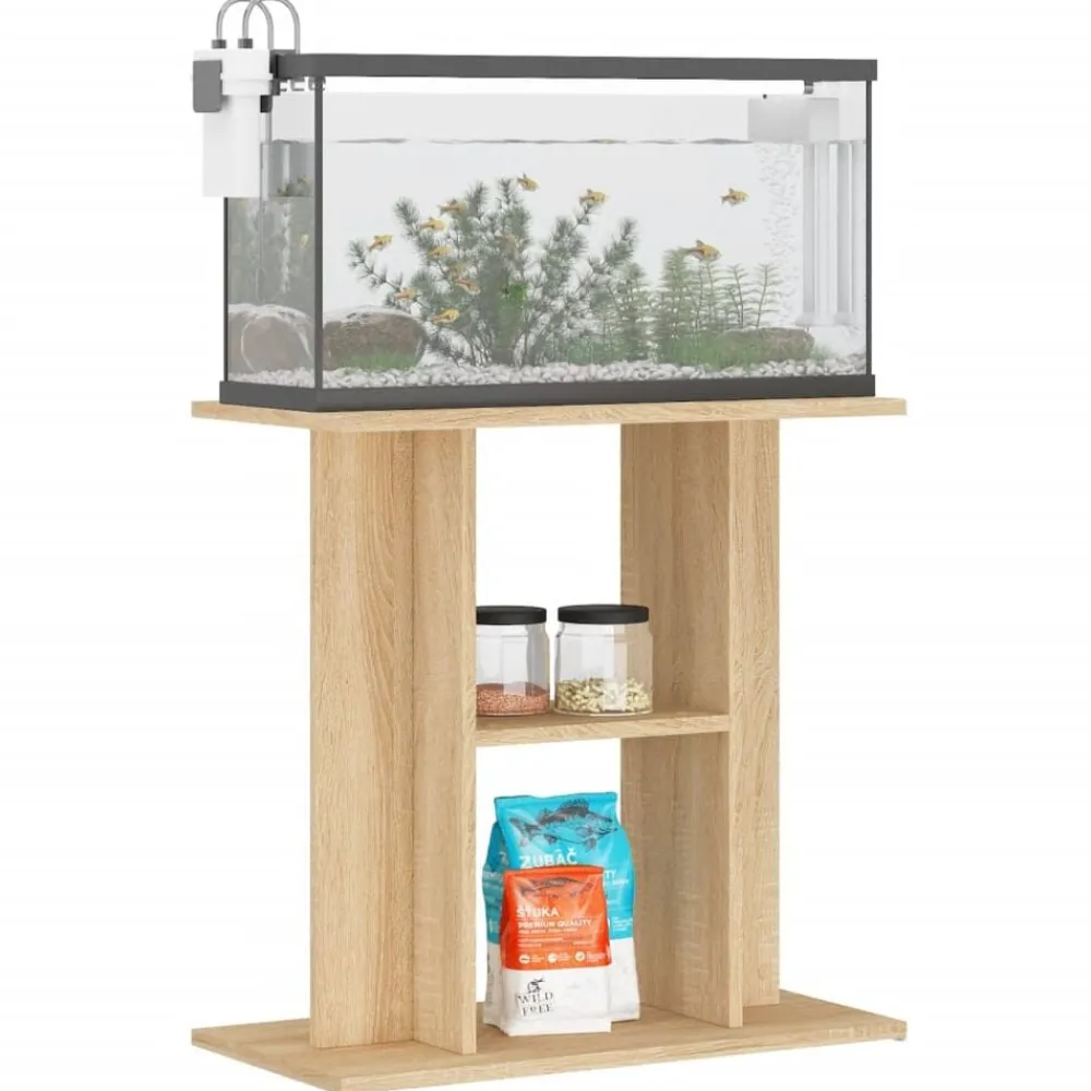 Aquariumstandaard 60x30x60 cm bewerkt hout kleurig>vidaXL Outlet