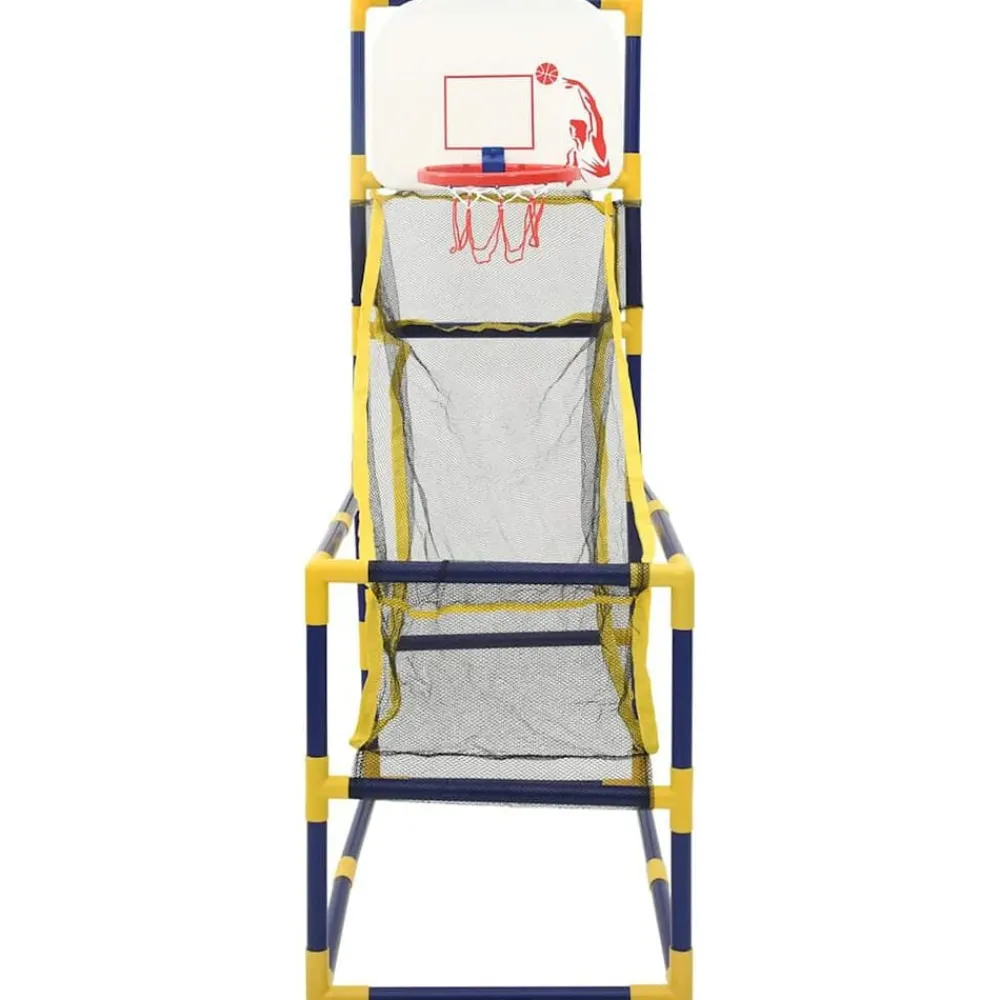 Speelgoed*vidaXL Arcade basketbalset met bal en pomp 45x86x127 cm