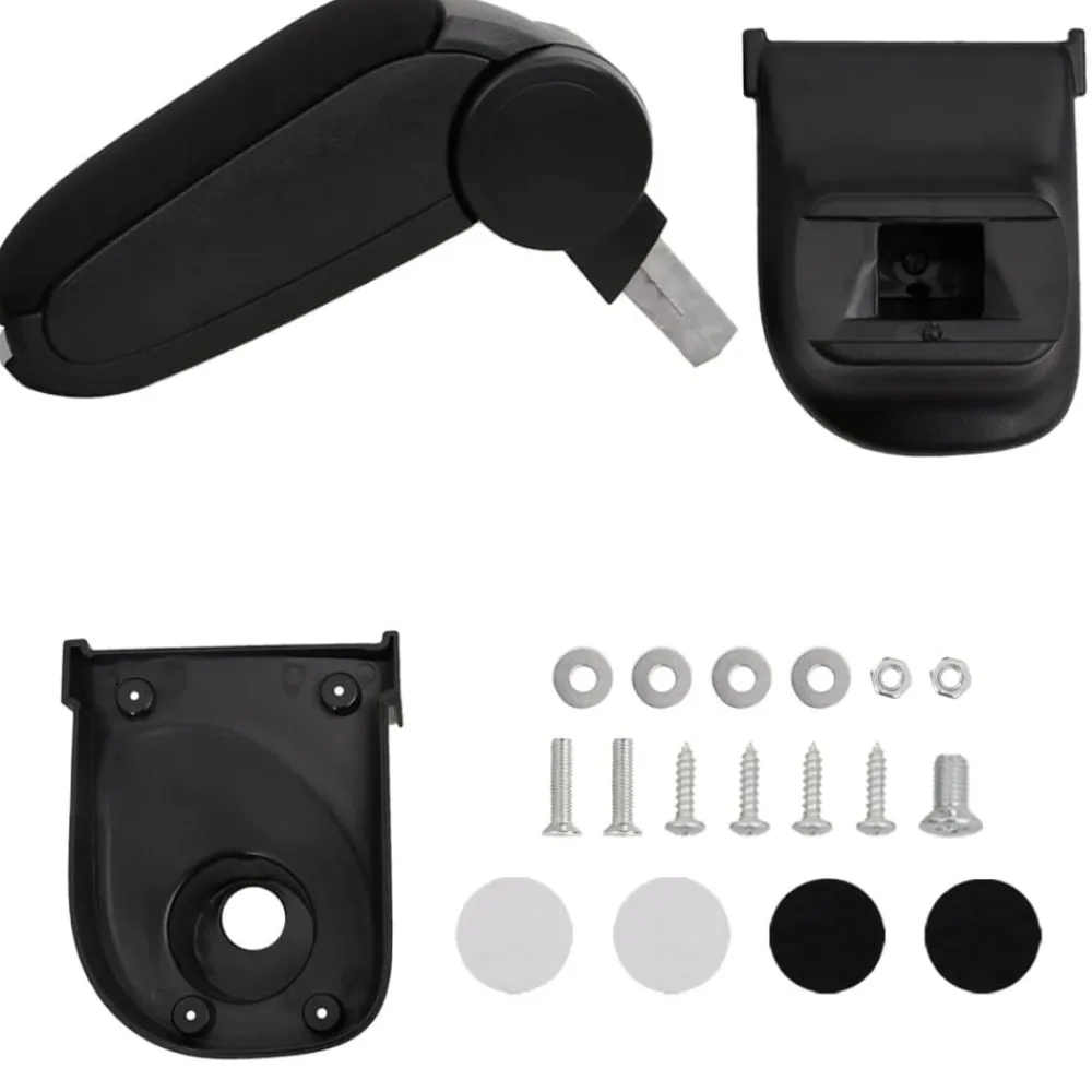 Voertuigonderdelen & -Accessoires*vidaXL Armsteun 15x35x(30-47) cm ABS zwart
