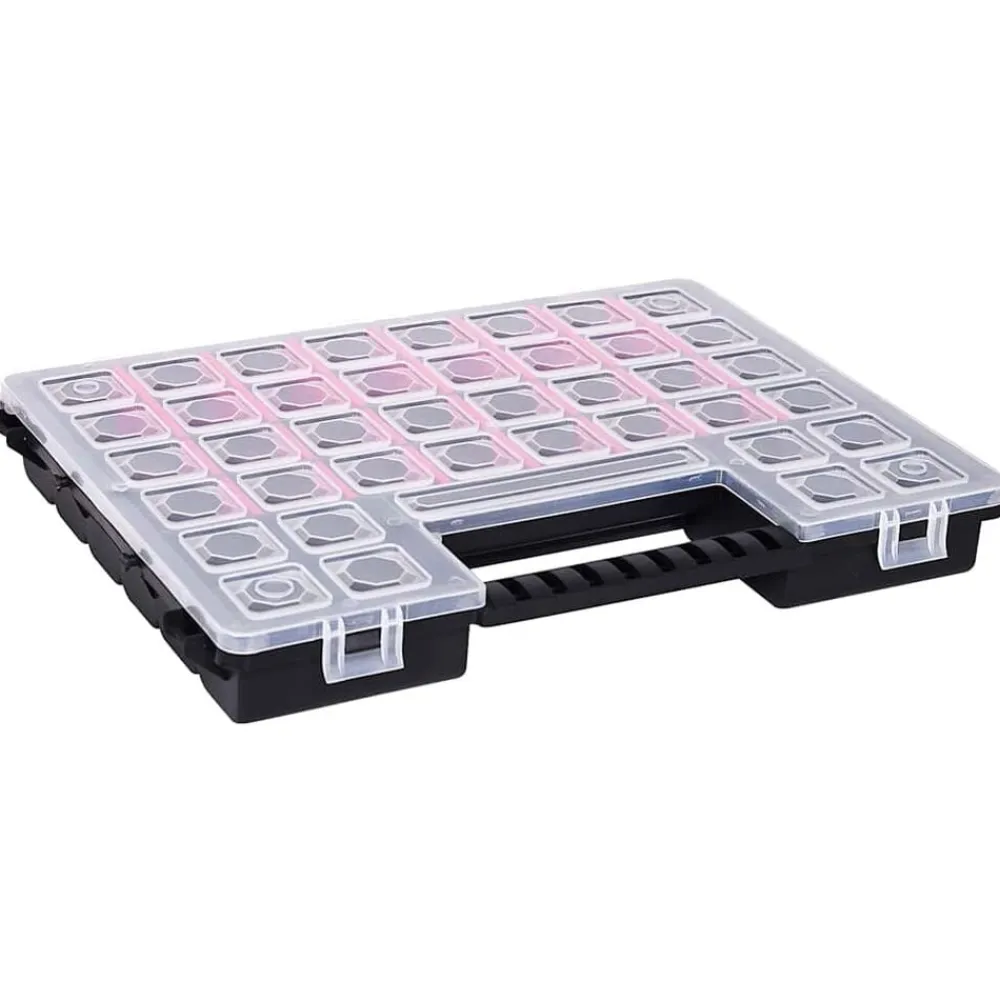 Bouwbeslag*vidaXL Assortimentsdozen 5 st met verdelers 385x283x50 mm kunststof