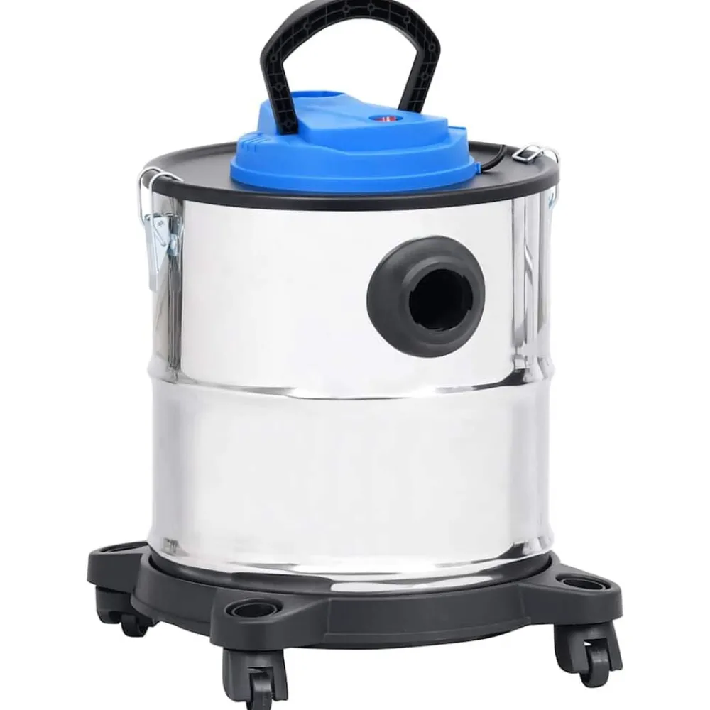 Huishoudelijke Apparaten*vidaXL Asstofzuiger met HEPA filter 1200 W 20 L roestvrij staal