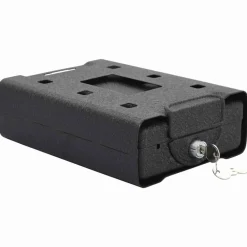 Bedrijfs- & Woonhuisbeveiliging*vidaXL Auto Safe met slot Zwart 22 x 16 x 7 cm Staal