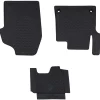 Voertuigonderdelen & -Accessoires*vidaXL Autobodemmat 3 pcs Zwart Rubber