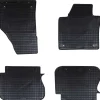Voertuigonderdelen & -Accessoires*vidaXL Autobodemmat 4 pcs Zwart Rubber