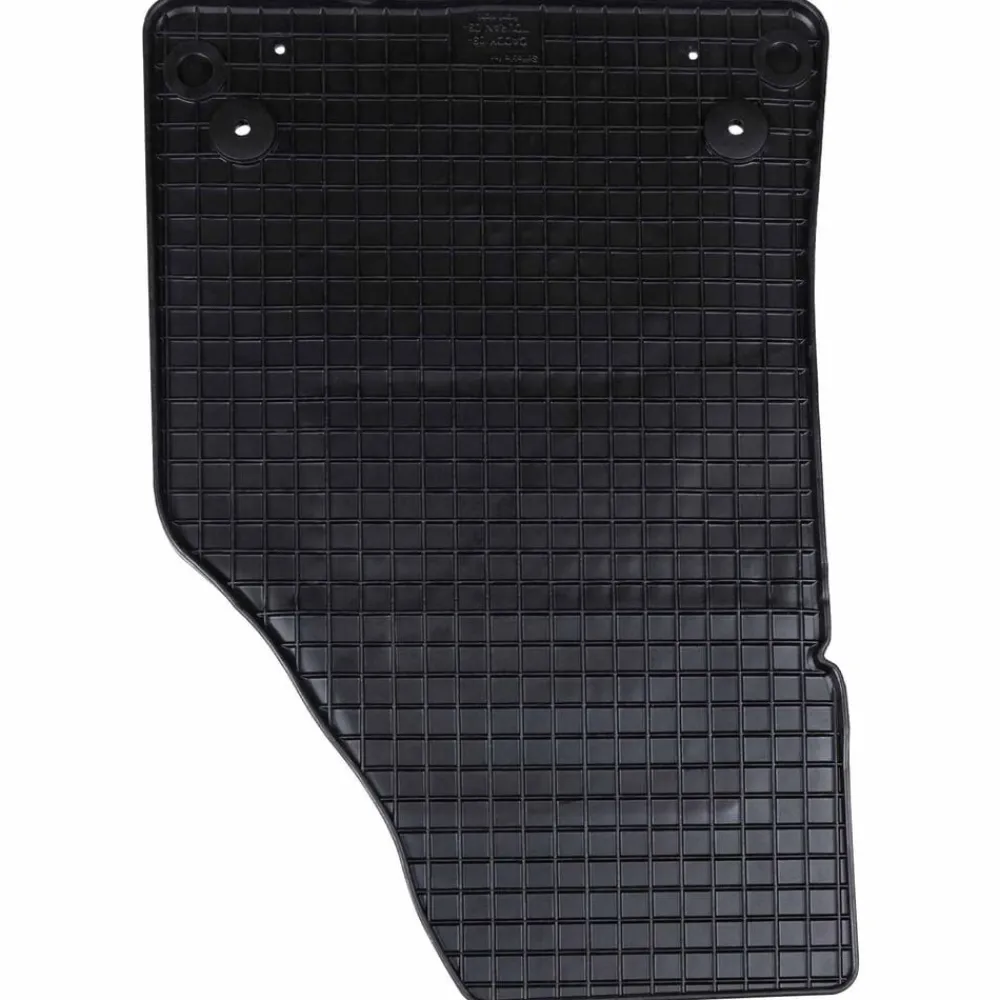 Voertuigonderdelen & -Accessoires*vidaXL Autobodemmat 4 pcs Zwart Rubber