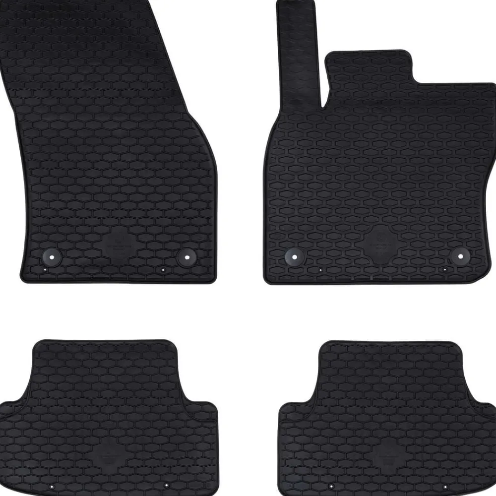 Autobodemmat 4 pcs Zwart geschikt voor zitplaats ATECA 2016->vidaXL New