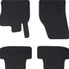 Voertuigonderdelen & -Accessoires*vidaXL Autobodemmat 4 pcs Zwart geschikt voor AUDI Q2 2017 Rubber
