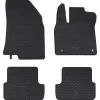 Autobodemmat 4 pcs Zwart geschikt voor SANDERO 2020- Rubber>vidaXL Outlet