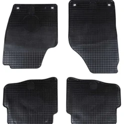 Autobodemmat 4 pcs Zwart geschikt voor VW POLO 2001-2009 NS>vidaXL