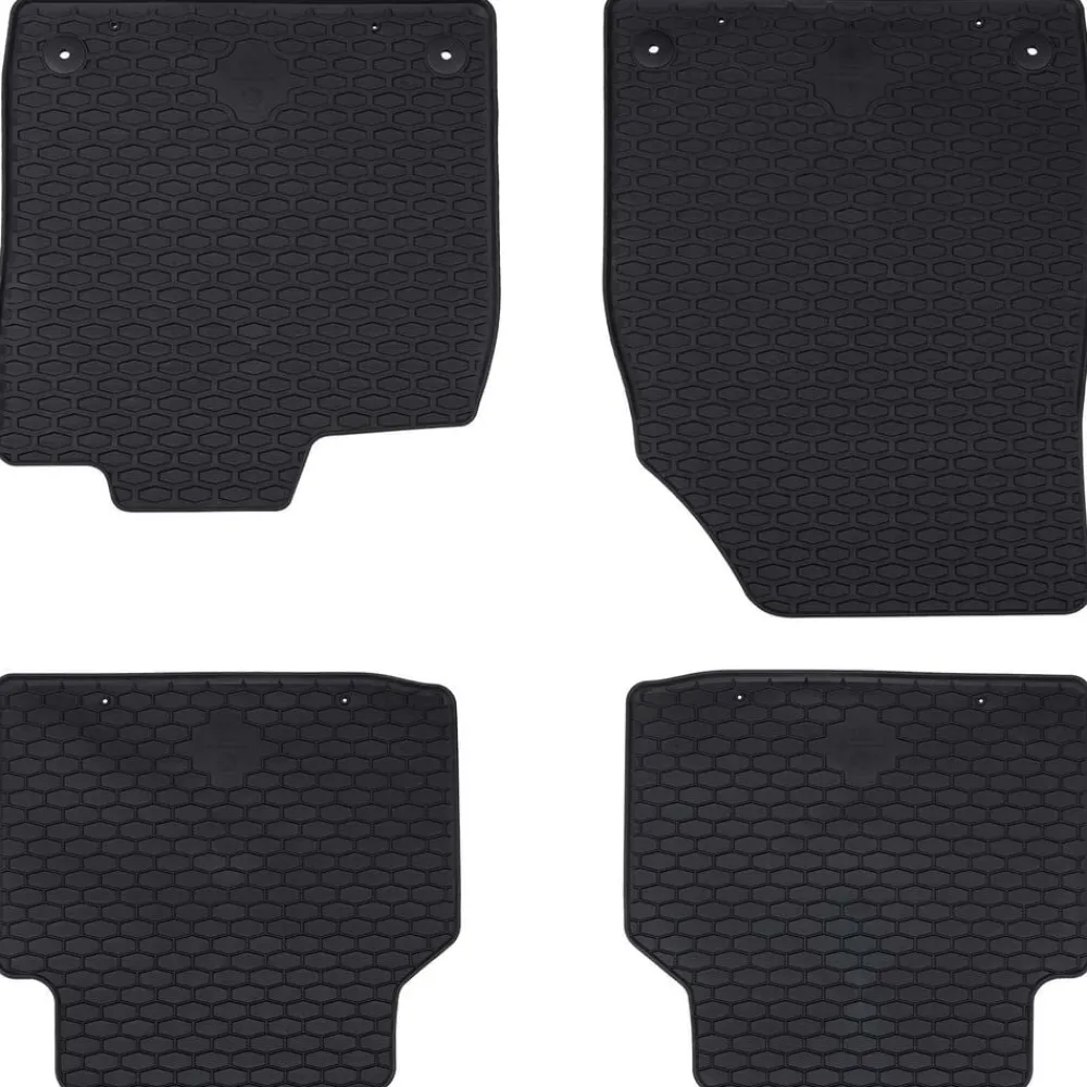 Voertuigonderdelen & -Accessoires*vidaXL Autobodemmat 4 pcs Zwart Geschikt voor Audi Q4 etron 2022-