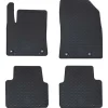 Voertuigonderdelen & -Accessoires*vidaXL Autobodemmat 4 pcs Zwart Rubber