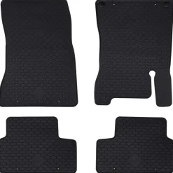 Autobodemmat 4 pcs Zwart geschikt voor MERCEDES a 2018- Rubber>vidaXL Best