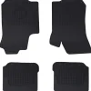 Voertuigonderdelen & -Accessoires*vidaXL Autobodemmat 4 pcs Zwart Rubber