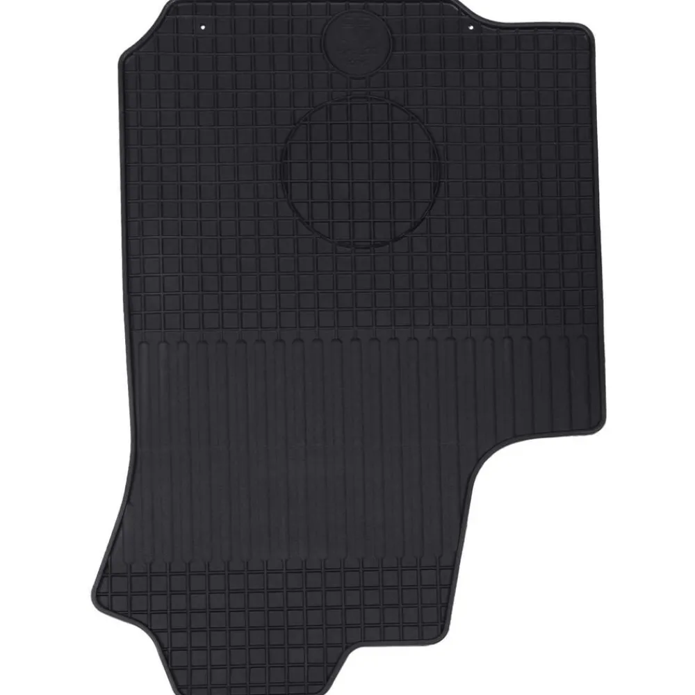 Voertuigonderdelen & -Accessoires*vidaXL Autobodemmat 4 pcs Zwart Rubber