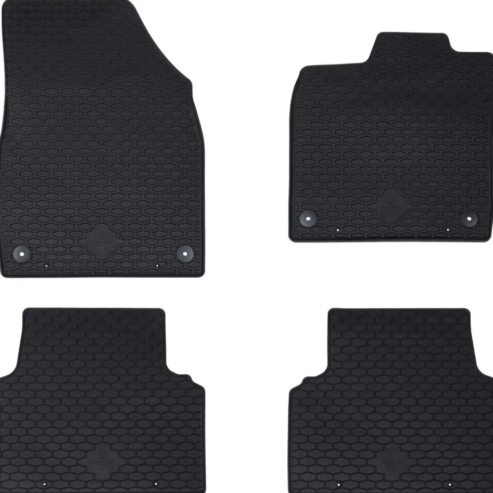Autobodemmat 4 pcs Zwart geschikt voor VW ID.3 2019- Rubber>vidaXL Clearance