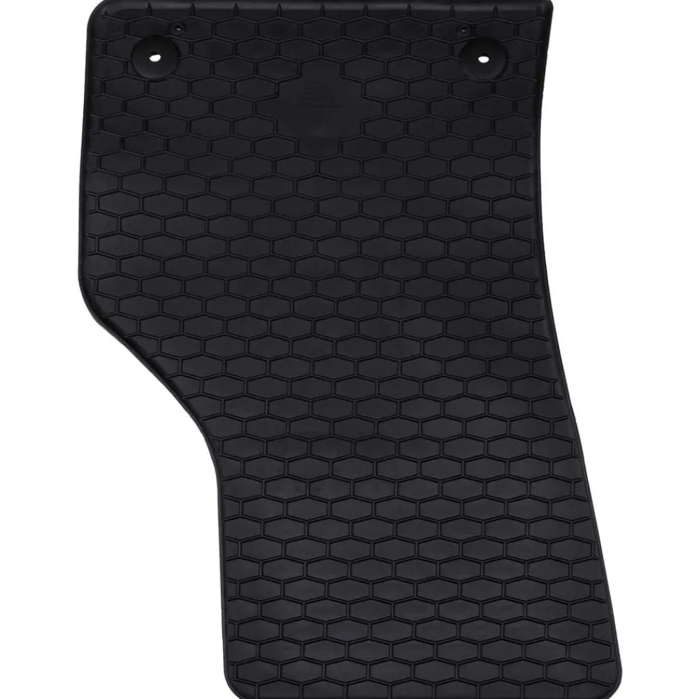 Voertuigonderdelen & -Accessoires*vidaXL Autobodemmat 4 pcs Zwart Rubber