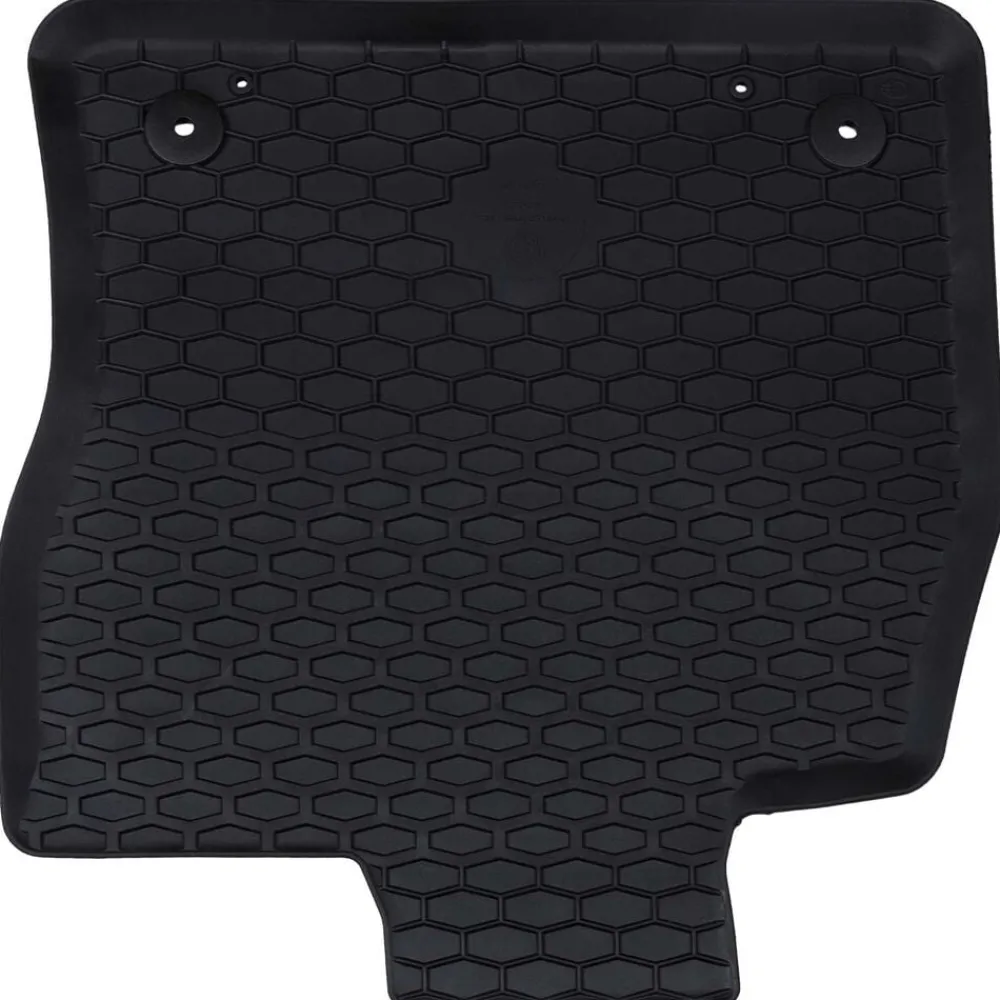 Voertuigonderdelen & -Accessoires*vidaXL Autobodemmat 4 pcs Zwart Rubber