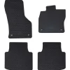 Voertuigonderdelen & -Accessoires*vidaXL Autobodemmat 4 pcs Zwart geschikt voor VW Arteon 2017- 4D Aft